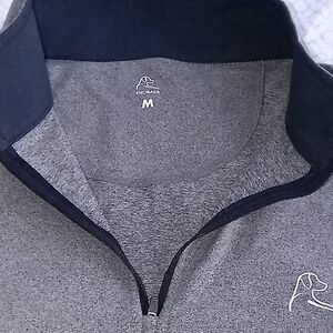 Rhoback Men's Quarter Zip-Up Active Wear. Shirt